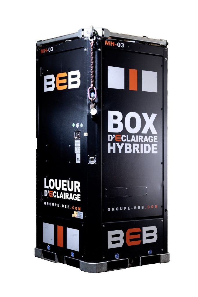 mat eclairage hybride type box profil b